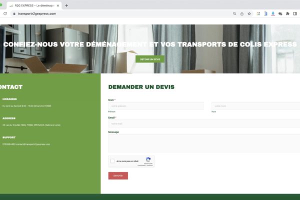 r2g-express-transport-site-web3